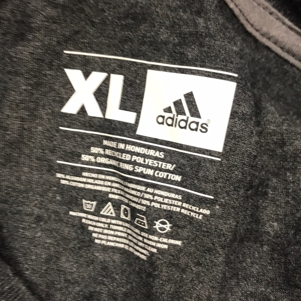 Adidas Mens Gray XL "I GO FOR HOURS" 2300 - Picture 4 of 4